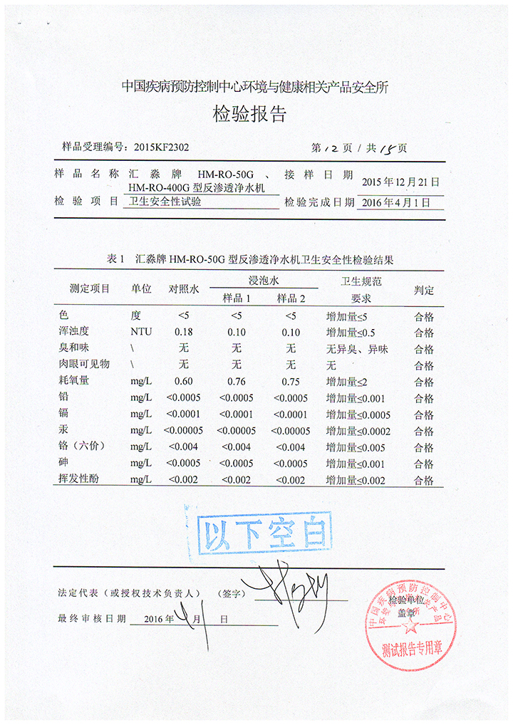 檢驗報告-013
